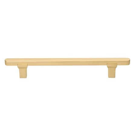 Gliderite Hardware 5-1/16 in. Center to Center Solid Flat Bar Pull Champagne Gold 4842-128-CHPG-1